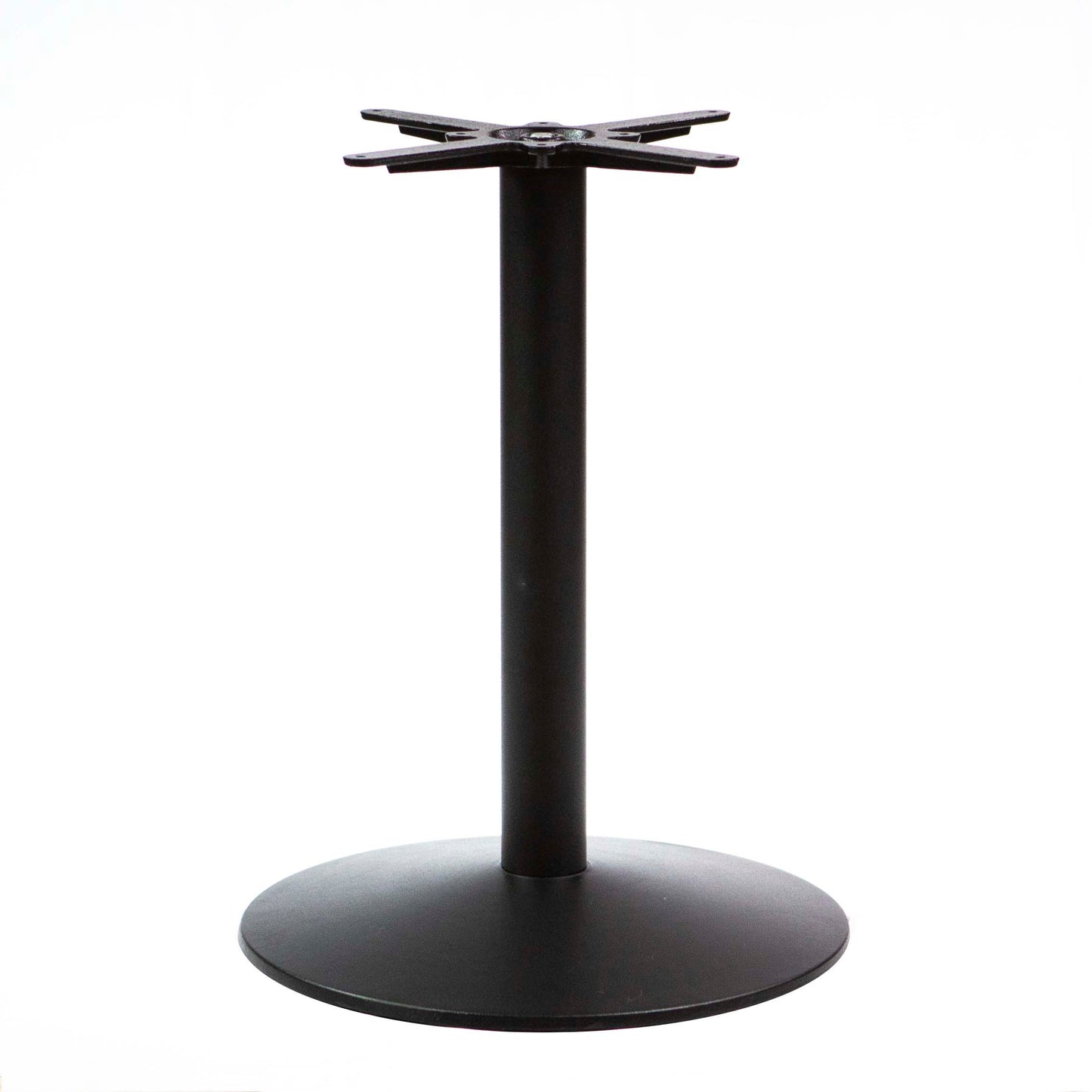 cast iron bistro table base, round pedestal-shaped design