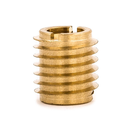 EZ-400-3 E-Z Knife™ Threaded Insert for Hard Wood - Brass - 10-24 (Pack of 25)