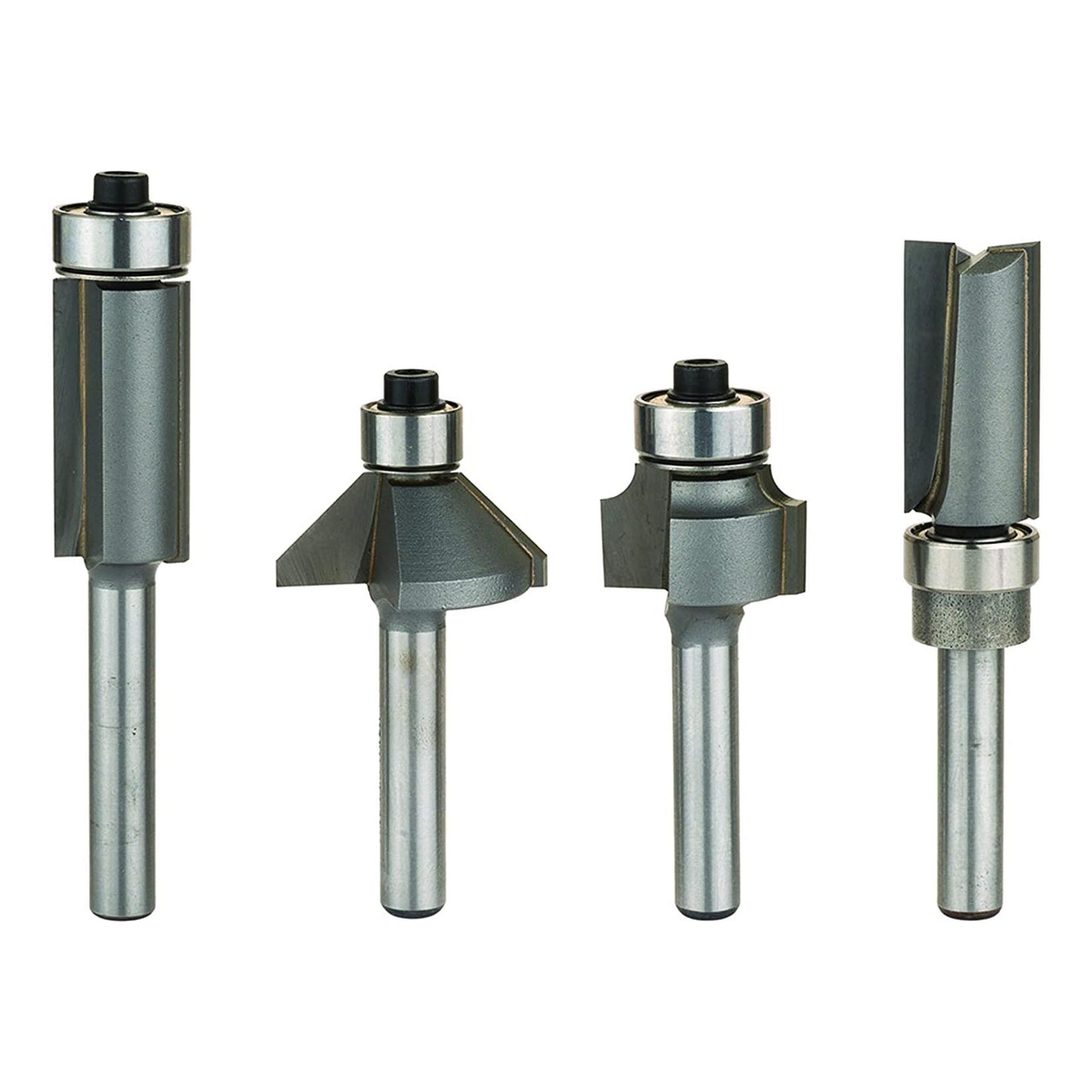 Whiteside, #404 Compact Router Bit Set, 1/4" Shank, Set/4