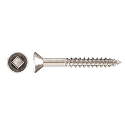 Tornillos de cabeza plana Paulin #8 x 1-1/4 pulgadas