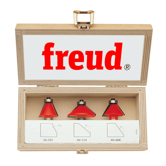 Freud 3 Piece Chamfer Bit Set