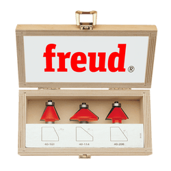 Freud 3 Piece Chamfer Bit Set