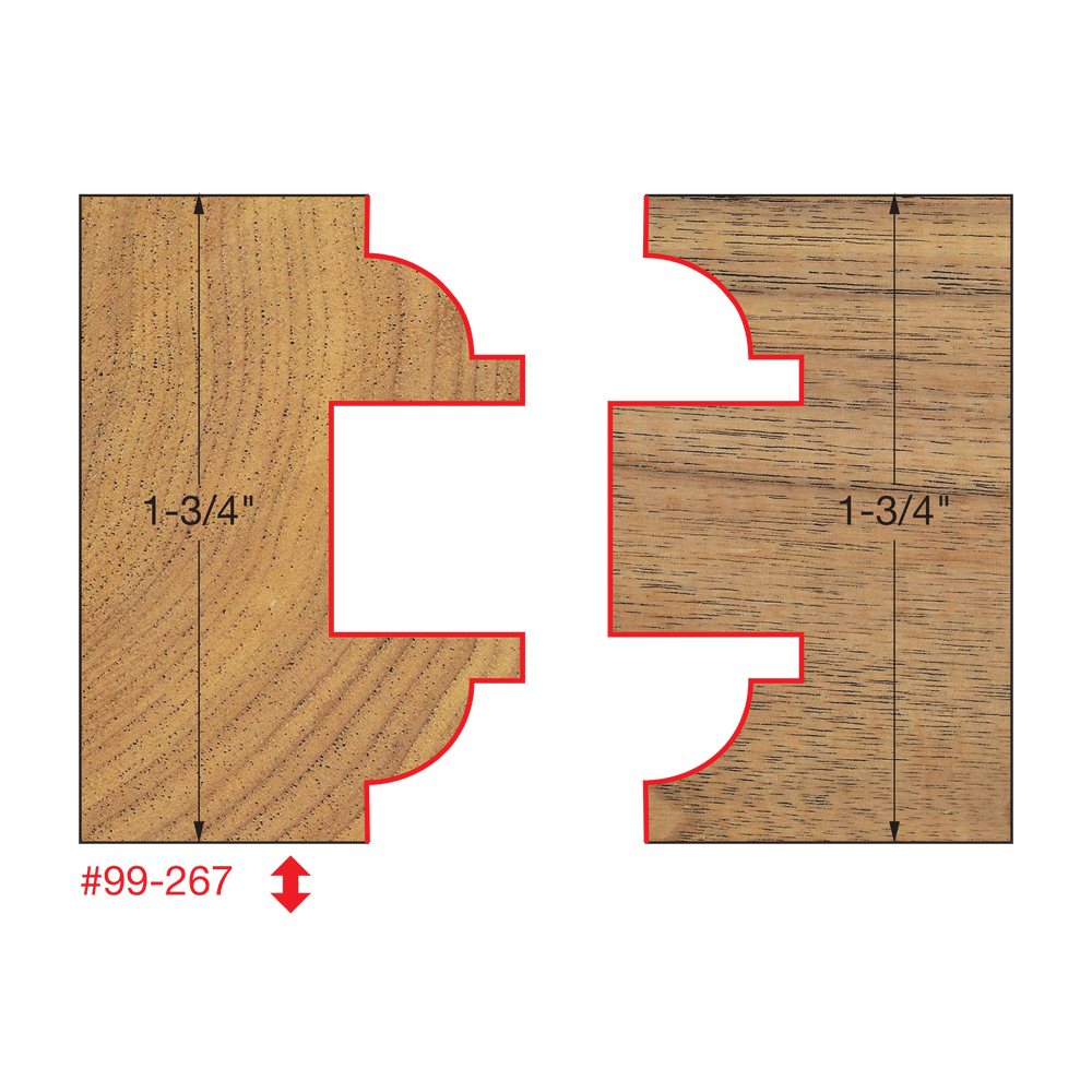 Freud 1-7/8" Entry & Interior Door Router Bit System (99-267)