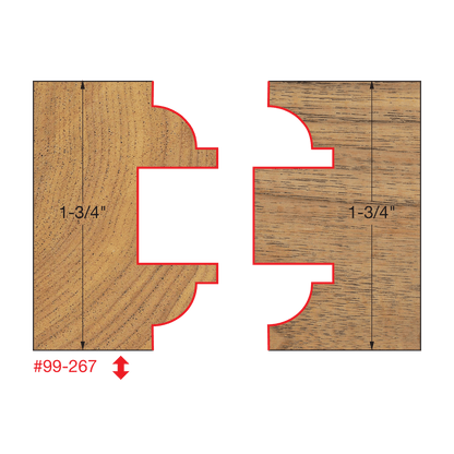 Freud 1-7/8" Entry & Interior Door Router Bit System (99-267)