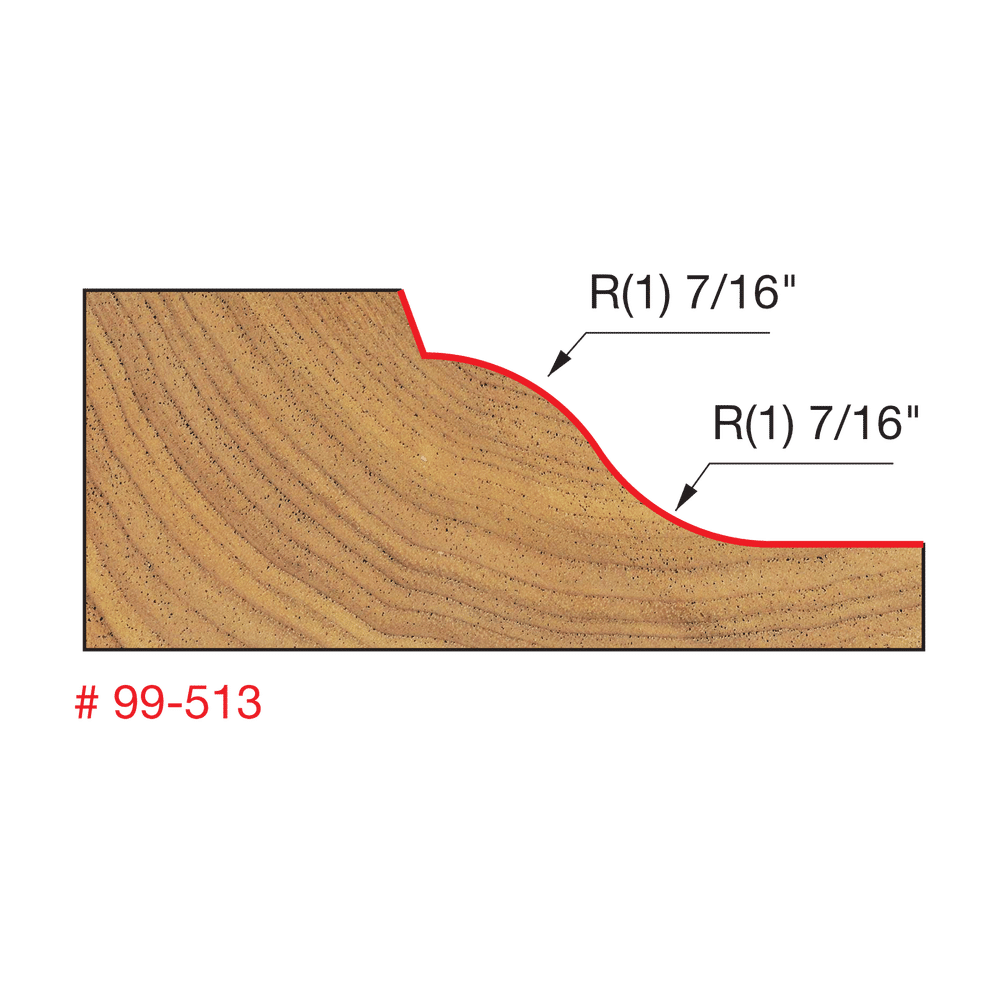 Freud 2-3/4" Raised Panel Bit (99-513)