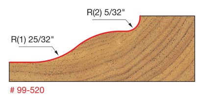 Freud 3-1/2" Raised Panel Bit (99-520)