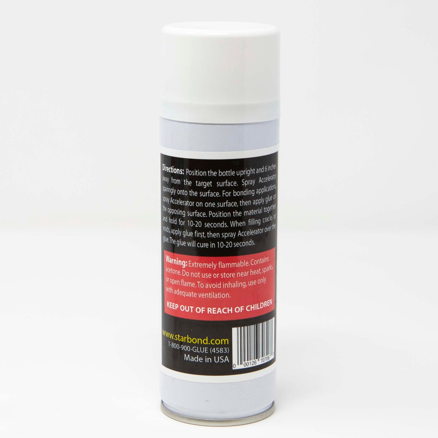 SB-A6, Starbond Aerosol Accelerator, 6 oz