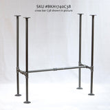 table legs made in metal pipe, for bar height pub table, ship in Canada & USA