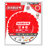 DIABLO 10 in. x 24 Tooth Ripping Saw Blade (D1024X)