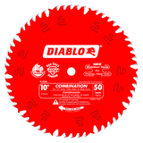 DIABLO 10 in. x 50 Tooth Combination Saw Blade (D1050X)