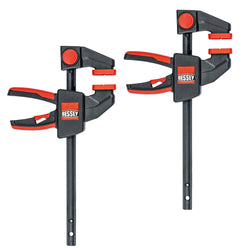 BESSEY One Handed Clamps, Light Duty EHK Trigger Clamp Series, Pack/2 (3 Variants)
