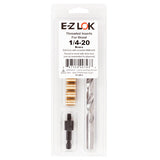 EZ-400-4KIT E-Z Knife™ Threaded Insert Installation Kit for Hard Wood - Brass - 1/4-20