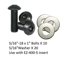 EZB0516-44 Bolts and Washers Set 5/16" (length 1")