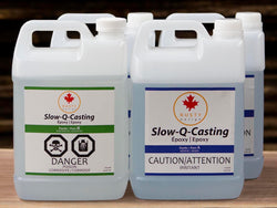 epoxy resin Canada, Slow-Q casting deep pour 3 gallon kit