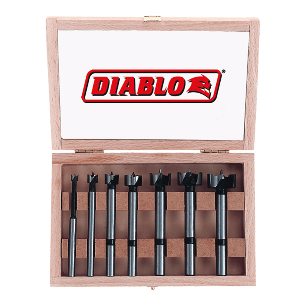 Diablo 7 pc Forstner Drill Bit Boxed Set (FB-107)