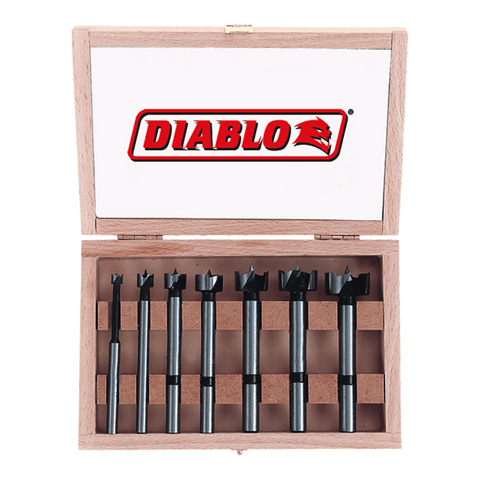 Diablo 7 pc Forstner Drill Bit Boxed Set (FB-107)