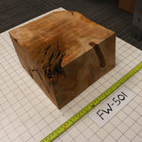 Figured Wood Maple Burl, # FW501, 9.8 Pounds.
