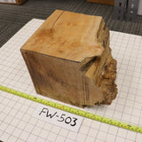 Figured Wood Maple Burl, # FW503, 10.8 Pounds.