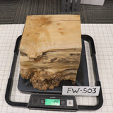 Figured Wood Maple Burl, # FW503, 10.8 Pounds.