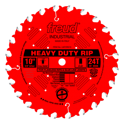 Freud 10" Heavy-Duty Rip Blade (LM72R010)