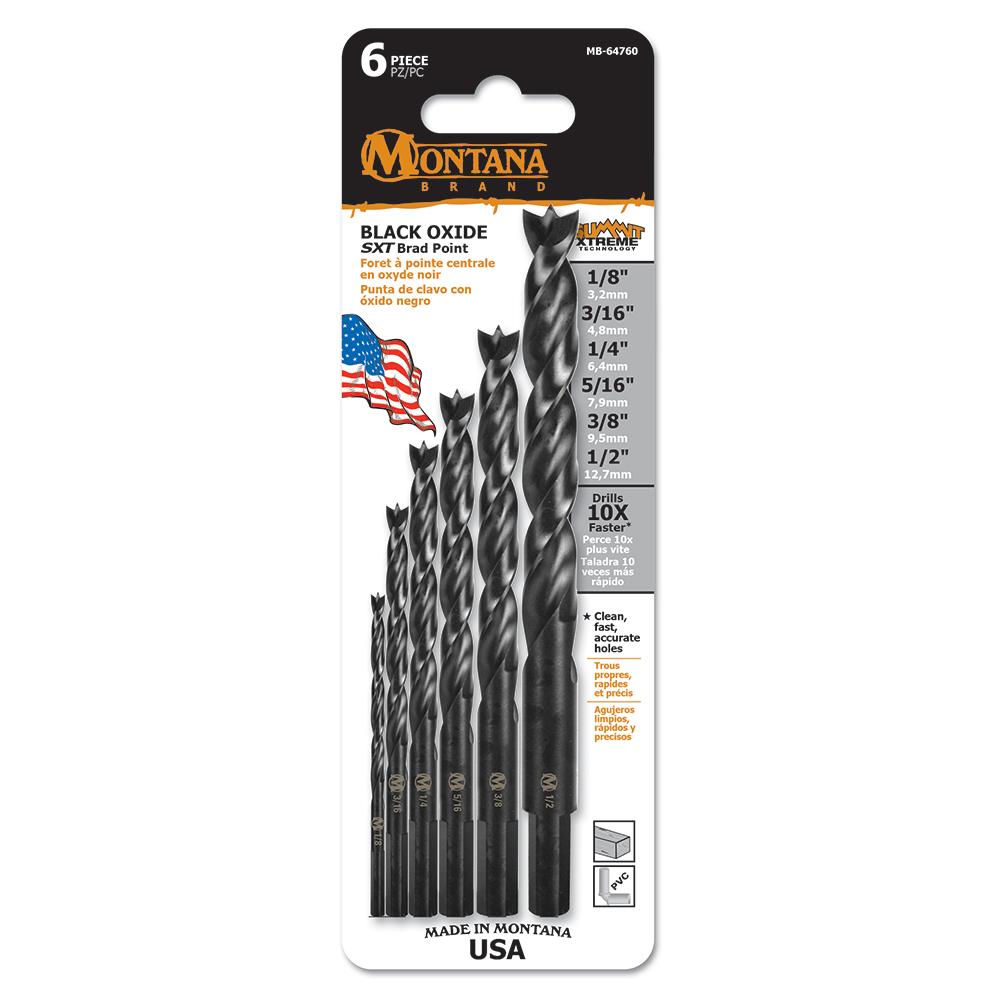 Montana Brand, Brad Point Drill Bits (6 Variants)