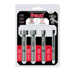 Freud 4 Pcs Precision Shear Forstner Drill Bit Set (PB-104)