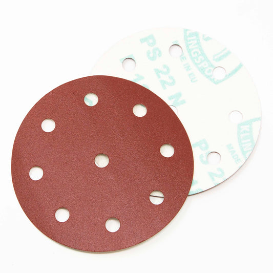 Klingspor PS22 Hook-and-Loop Sanding Disc 5" with 9 Holes, FESTOOL (7 variants)