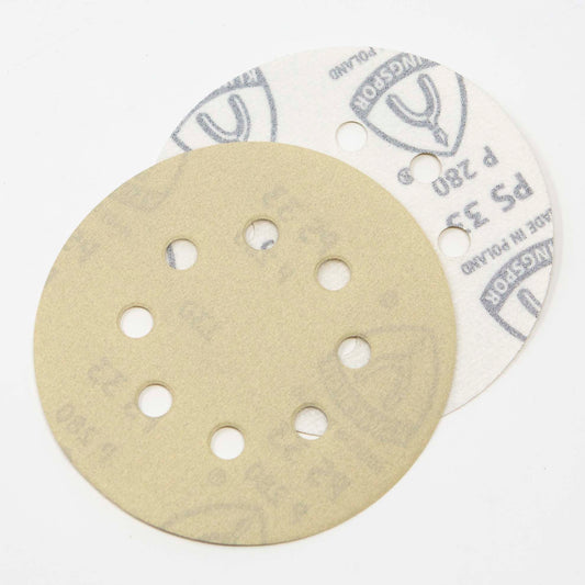 Klingspor PS33 Hook-and-Loop Sanding Disc 5" with 8 Holes (12 variants)