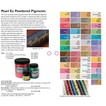 Pearl Ex Powdered Pigments, 3 gram Small Pack - RustyDesign