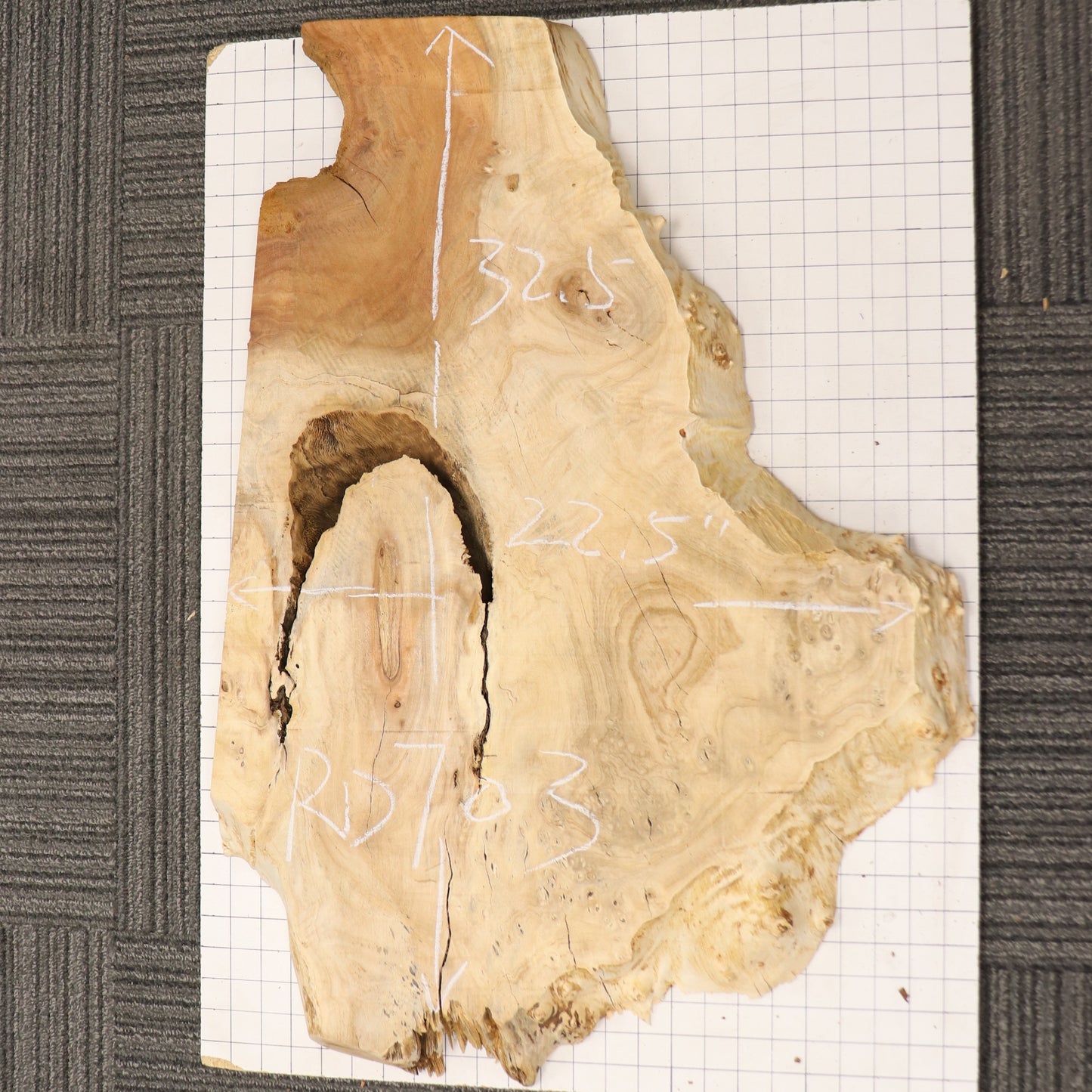 Figured Wood Indonesian Burl #RD703