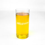 RM-HH, Half & Half Tung Oil, by Rail Milk Paint in a clear cup- RustyDesign
