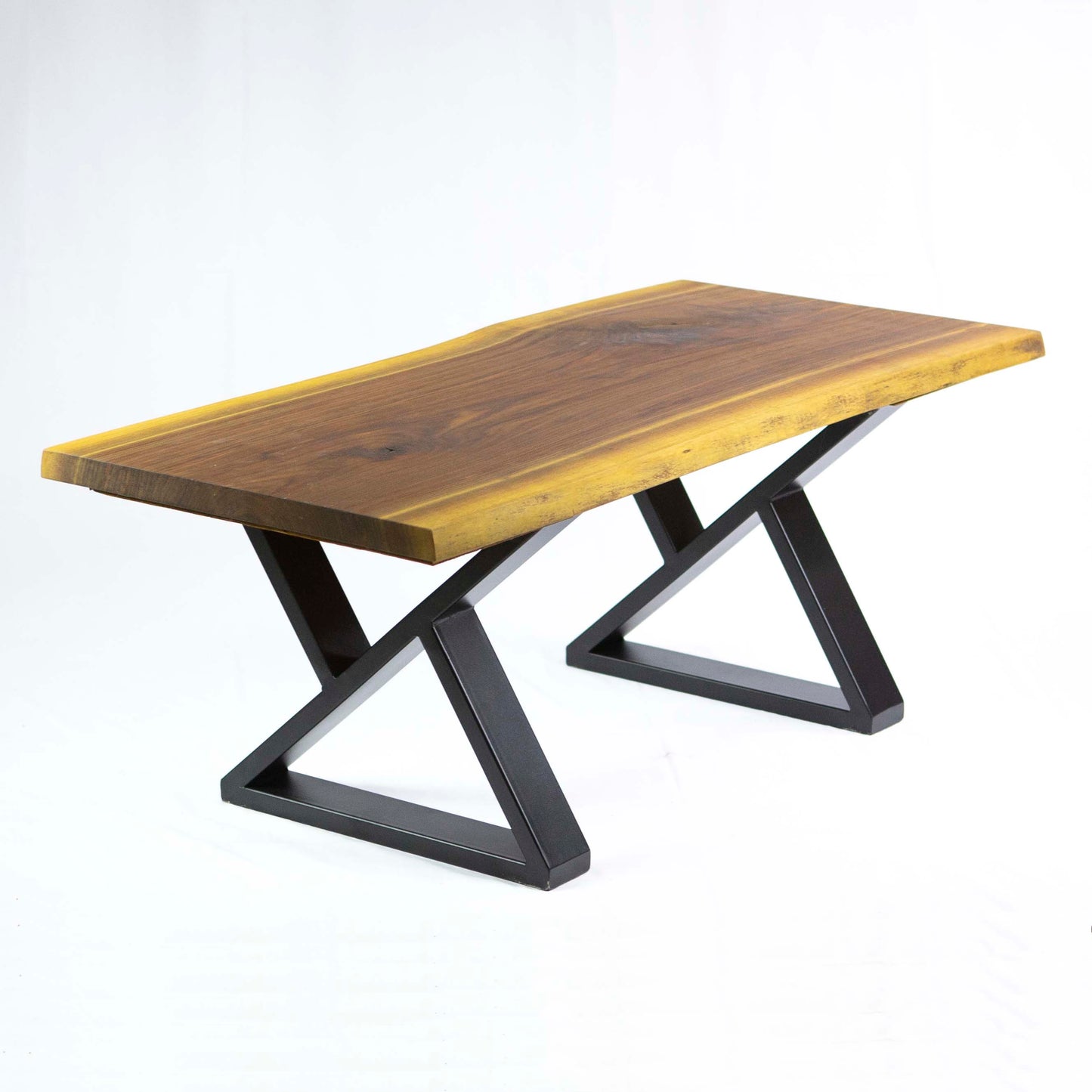 coffee table legs made in metal, black powder coated