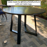 round metal dining table legs base, ship in Canada