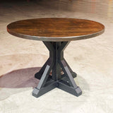 dining table legs for round top, made in metal, trestle shape 28" tall, ship in USA & Canada