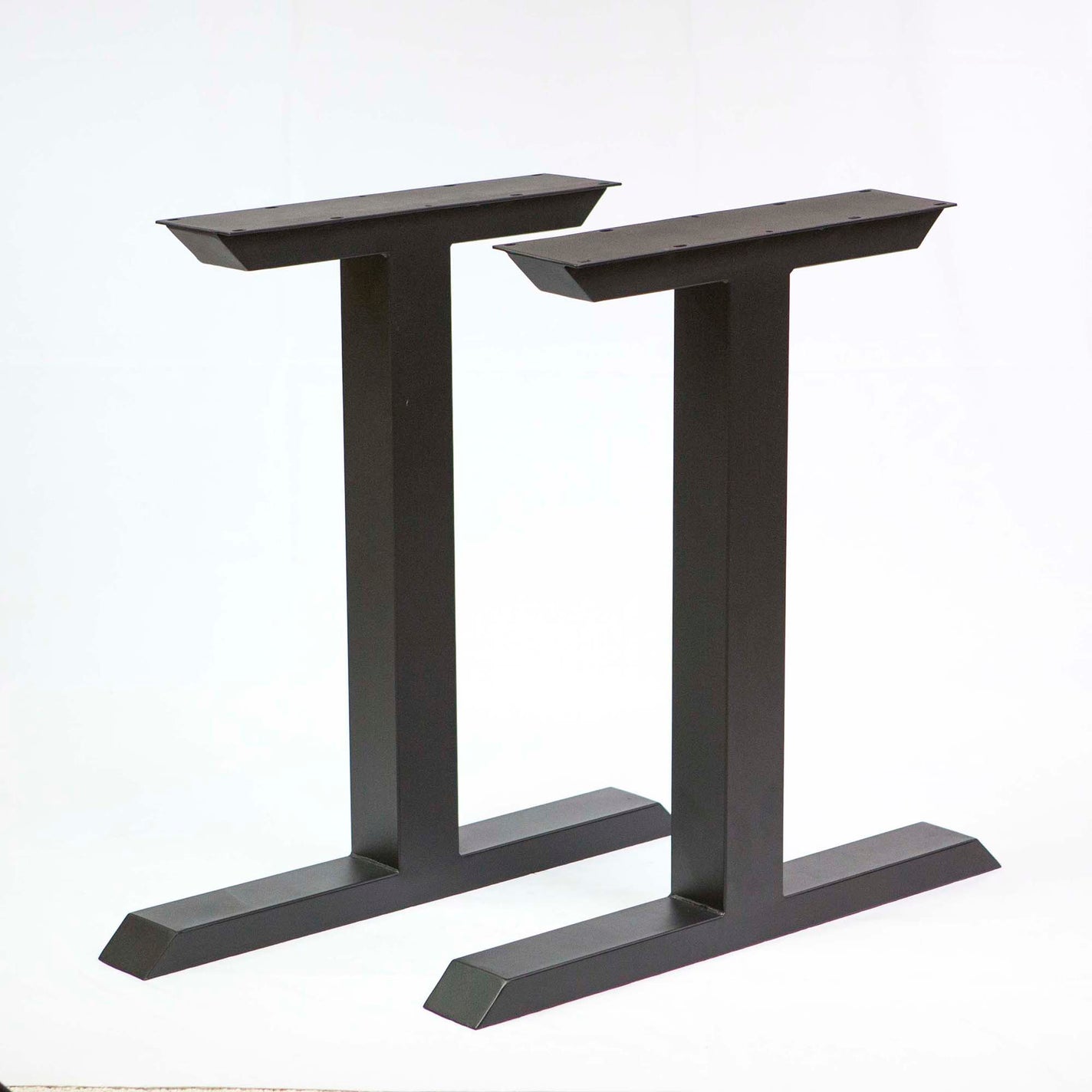 Metal Table Legs Dining Table Legs 16 Height T-shape Desk Legs Set Of 2  Rustic