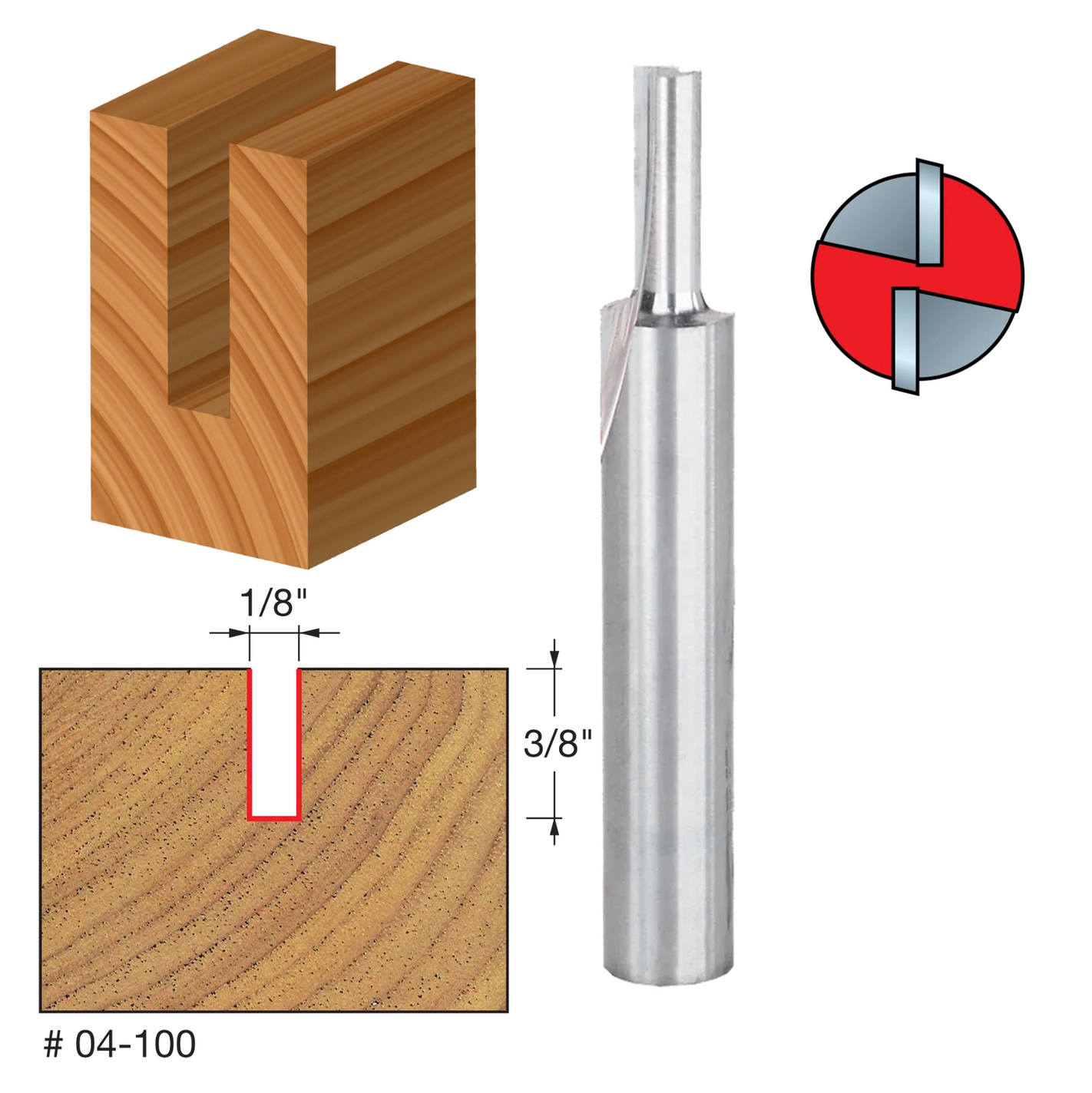 Straight flute router bit deals