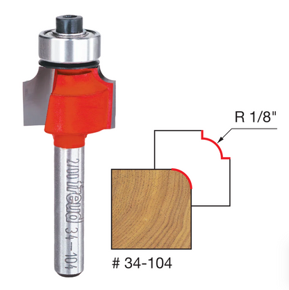 Freud Rounding Over Bit, 1/4" Shank (7 Variants)