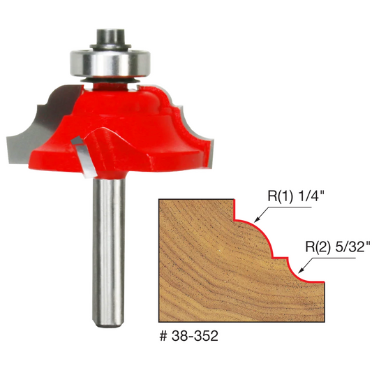 Freud 1-1/2" Classical Cove & Bead Bit (38-352)