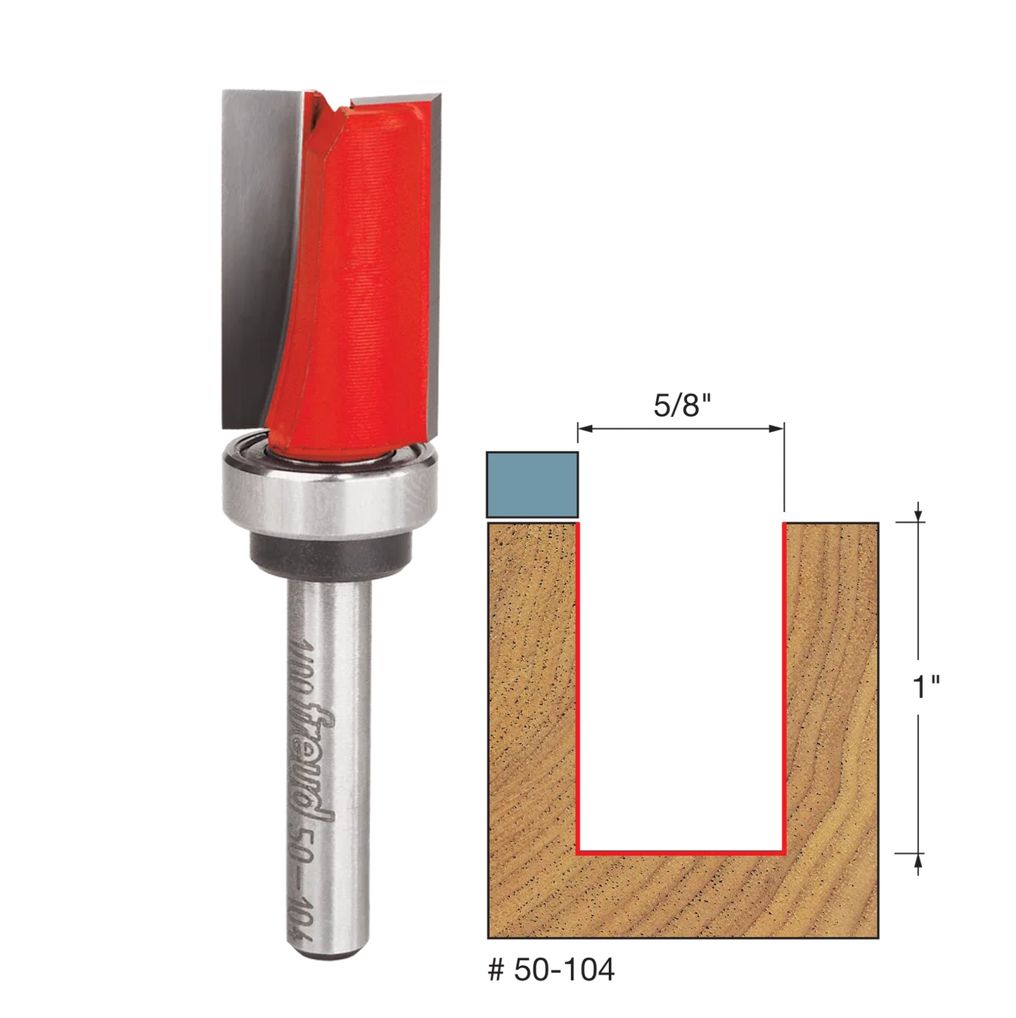 Freud Top Bearing Flush Trim Bit (3 Variants)