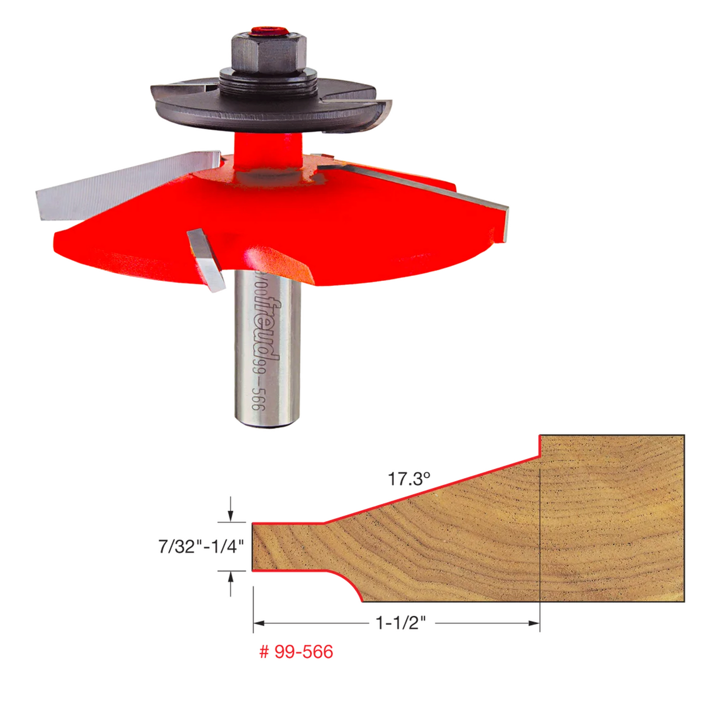 Freud Raised Panel Bit w/ Backcutters (2 Variants)