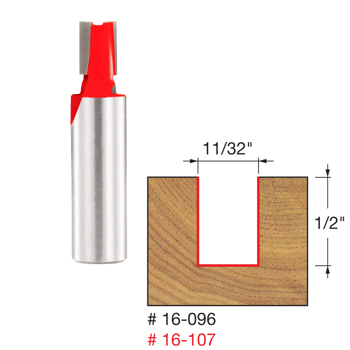 Freud 4 Piece Undersized Plywood Bit Set, 89-650