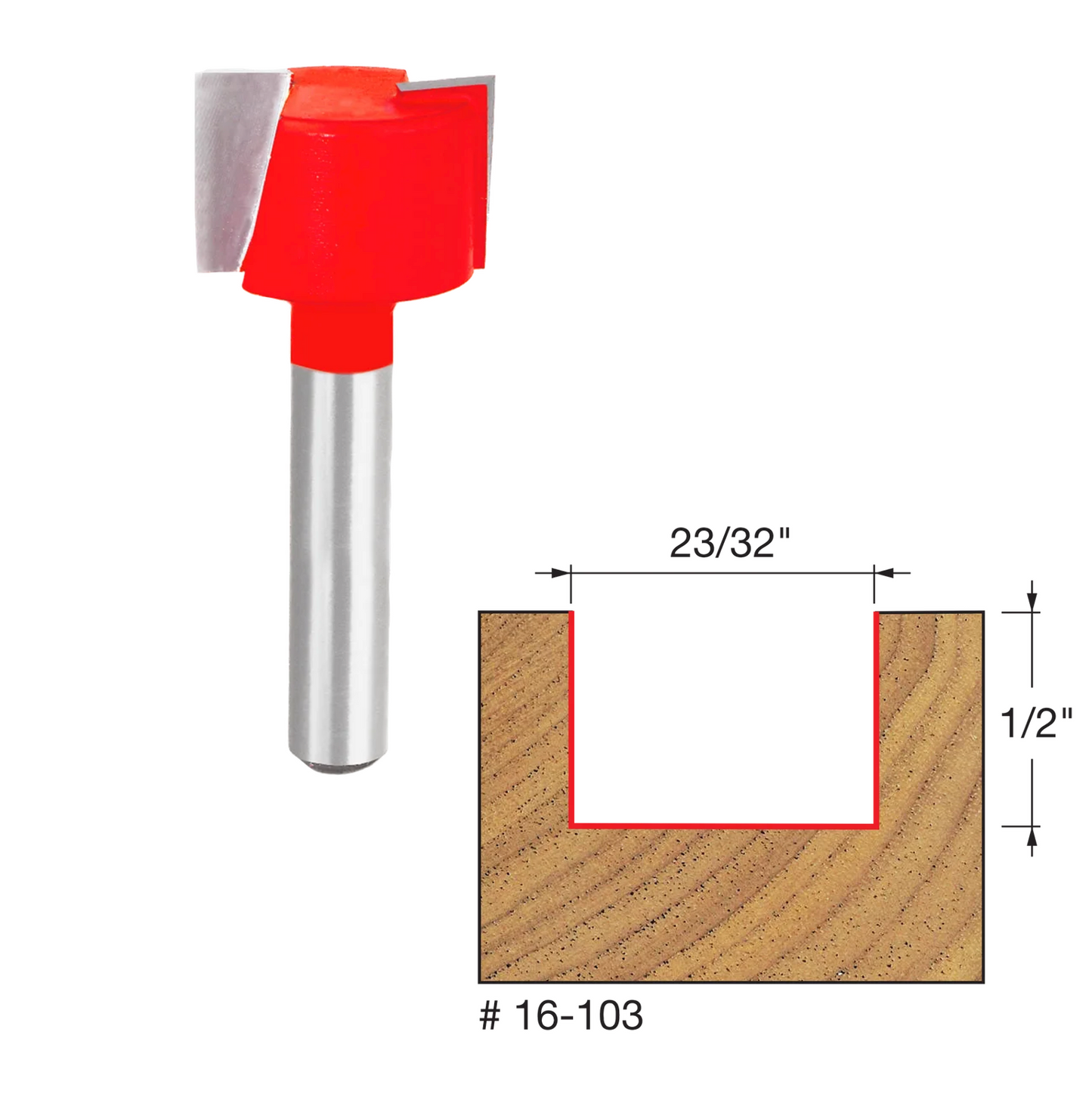 Freud 4 Piece Undersized Plywood Bit Set