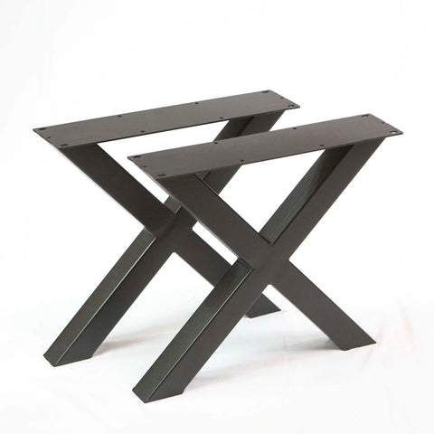 coffee table legs, made in metal, x shape, ship in Canada & USA