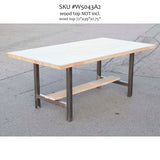 W5043A2 PLUS Dining Table H Legs, 1 Pair - RustyDesign