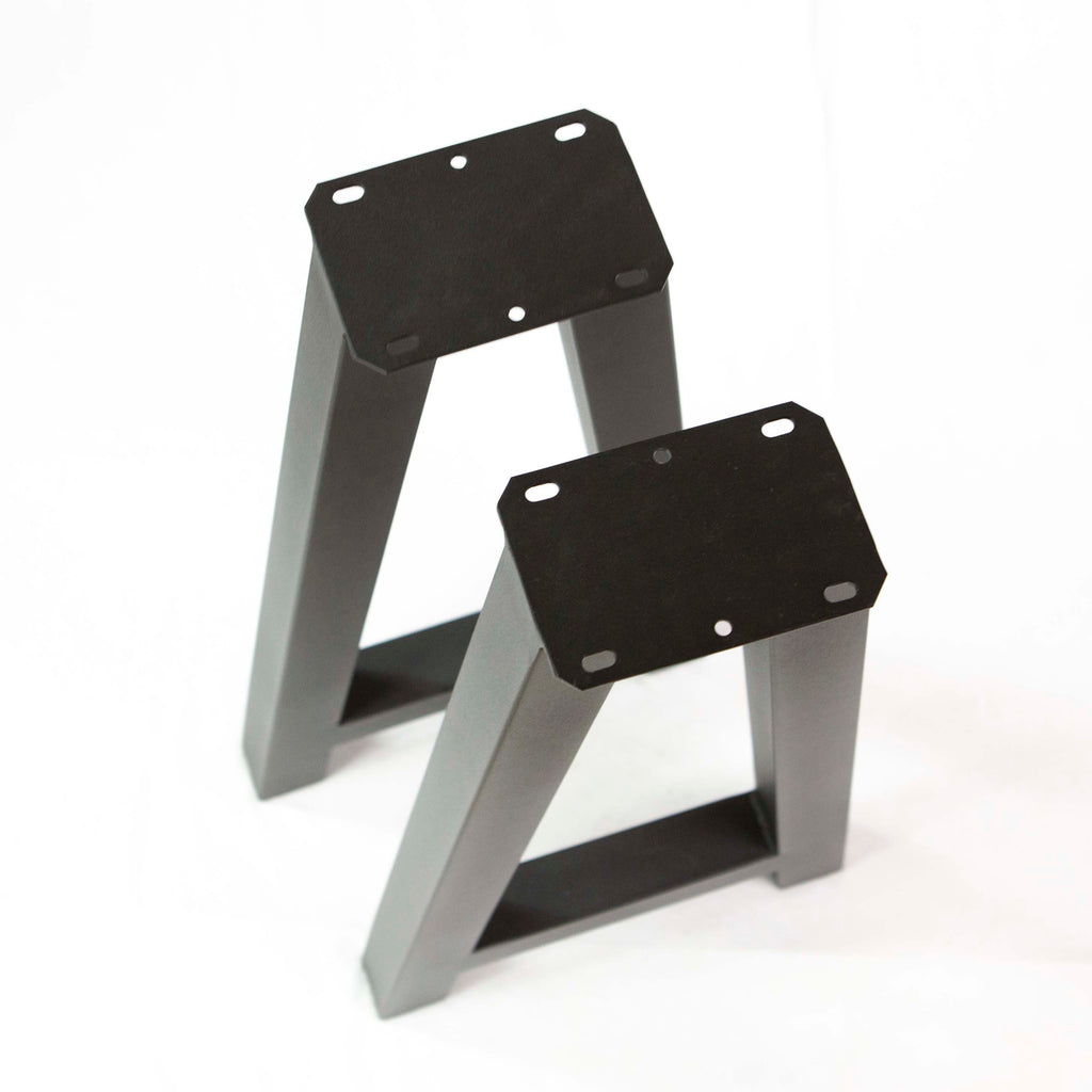 Console Table Legs, 1 Pair, Metal A Shape W5044B RustyDesign