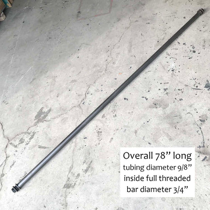 W5045 Cross Bar for table legs, 78" long - RustyDesign