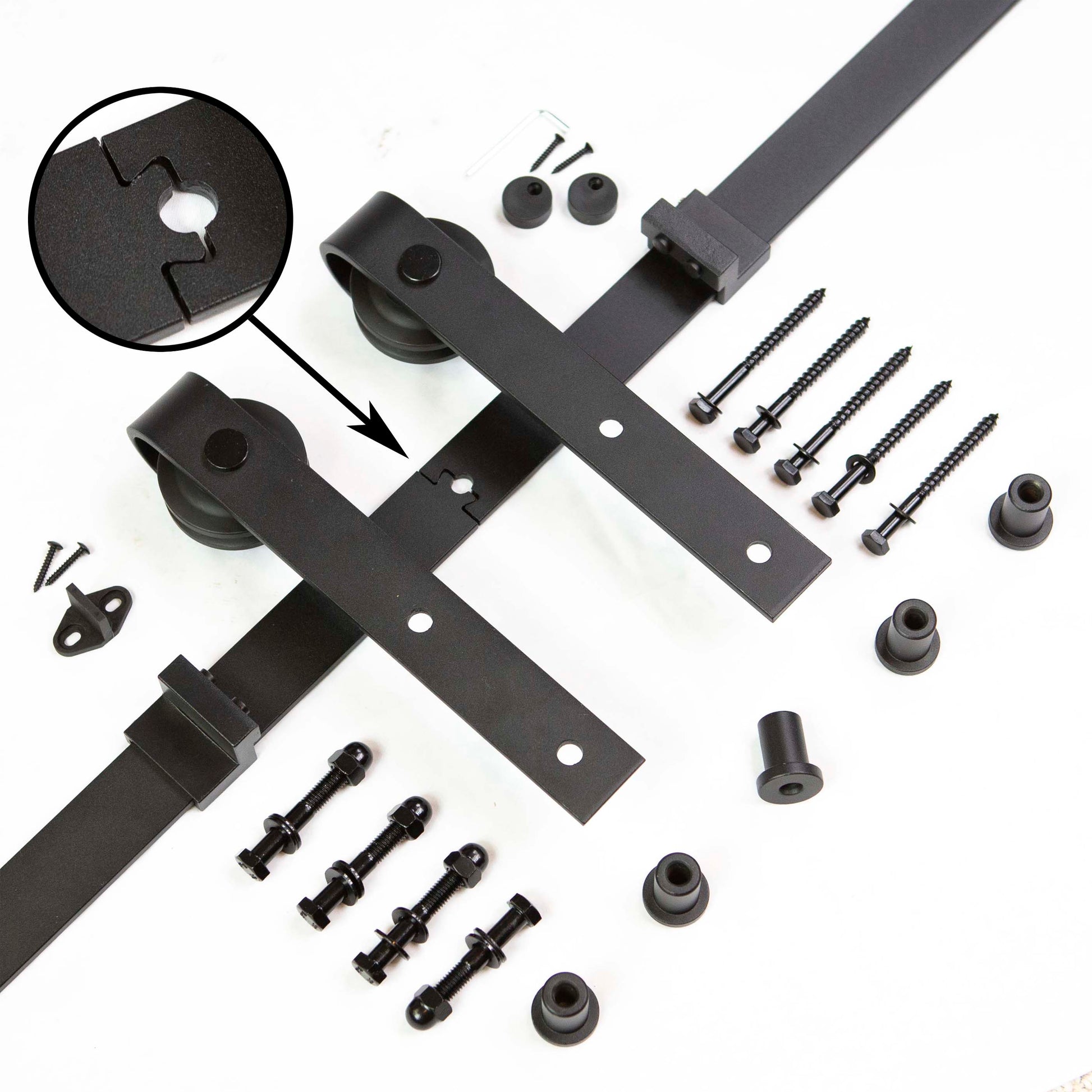 barn door hardware Canada single door