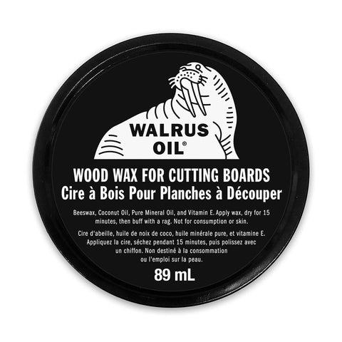 WR400 Walrus Wood Wax, for Cutting Board, 3 oz