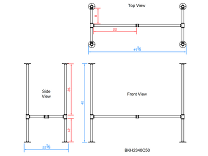 pipe pub table legs