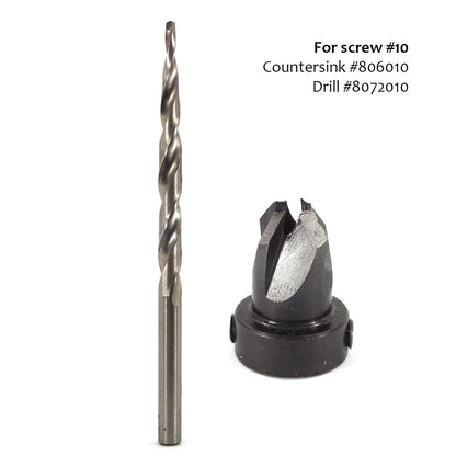 Whiteside, Carbon Steel Countersink With Tapered Drill Bit